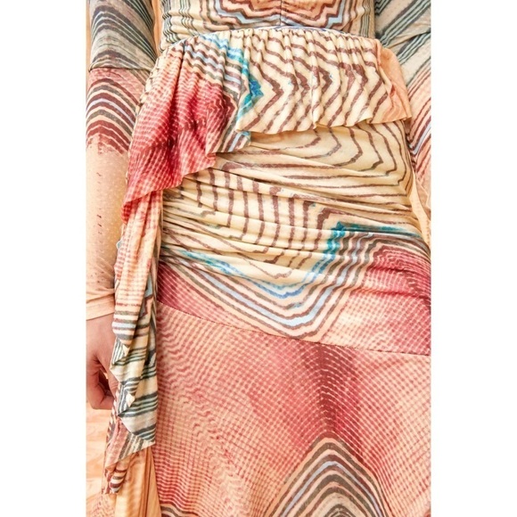 NWT Ulla Johnson Maxi Ruffle Ruched Alyssa Skirt - Picture 4 of 8